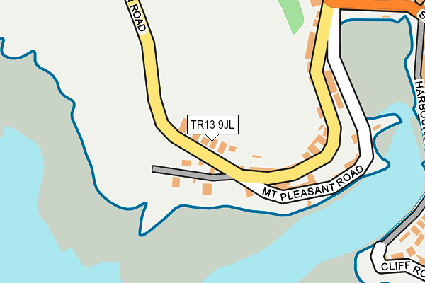 TR13 9JL map - OS OpenMap – Local (Ordnance Survey)