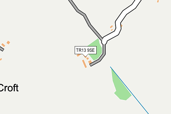TR13 9SE map - OS OpenMap – Local (Ordnance Survey)