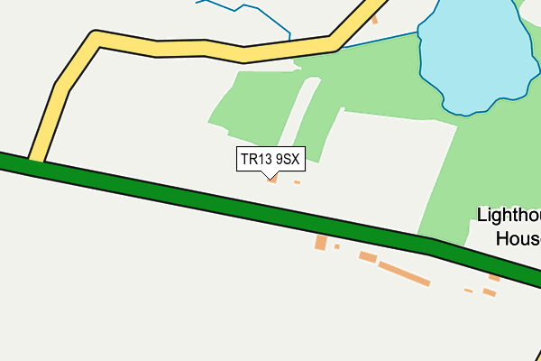TR13 9SX map - OS OpenMap – Local (Ordnance Survey)