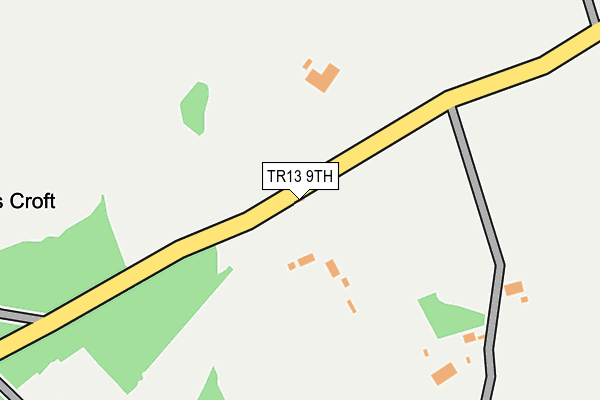 TR13 9TH map - OS OpenMap – Local (Ordnance Survey)