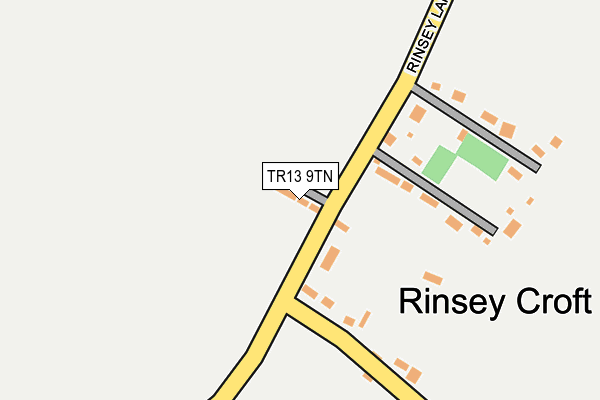 TR13 9TN map - OS OpenMap – Local (Ordnance Survey)