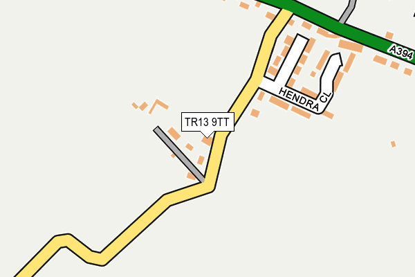 TR13 9TT map - OS OpenMap – Local (Ordnance Survey)