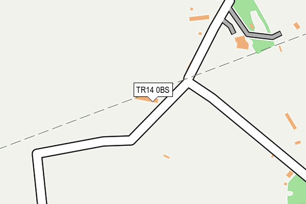 TR14 0BS map - OS OpenMap – Local (Ordnance Survey)