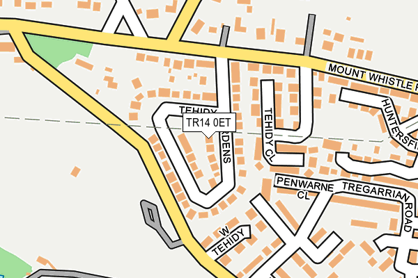 TR14 0ET map - OS OpenMap – Local (Ordnance Survey)