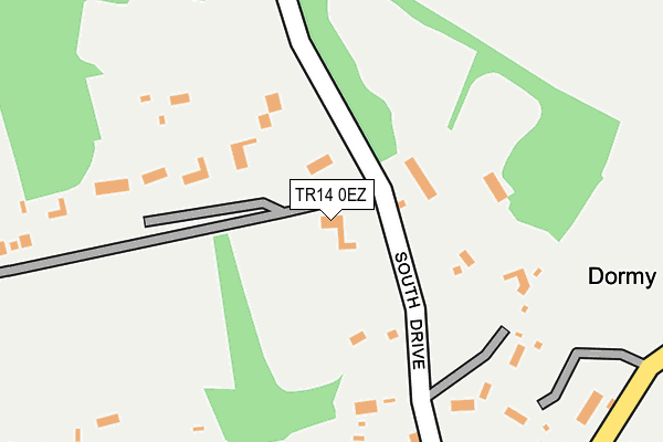 TR14 0EZ map - OS OpenMap – Local (Ordnance Survey)