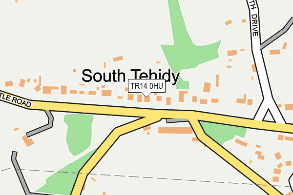 TR14 0HU map - OS OpenMap – Local (Ordnance Survey)