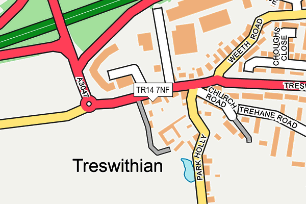 TR14 7NF map - OS OpenMap – Local (Ordnance Survey)