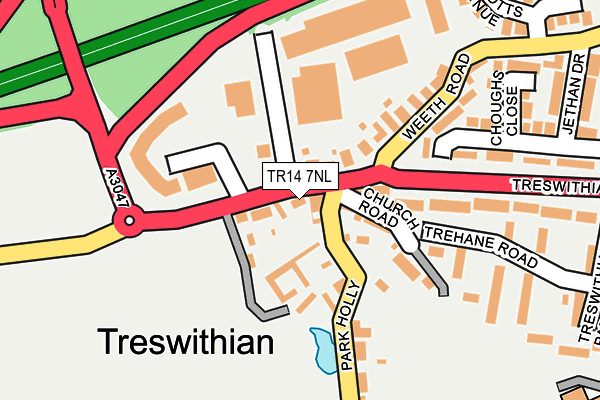 TR14 7NL map - OS OpenMap – Local (Ordnance Survey)