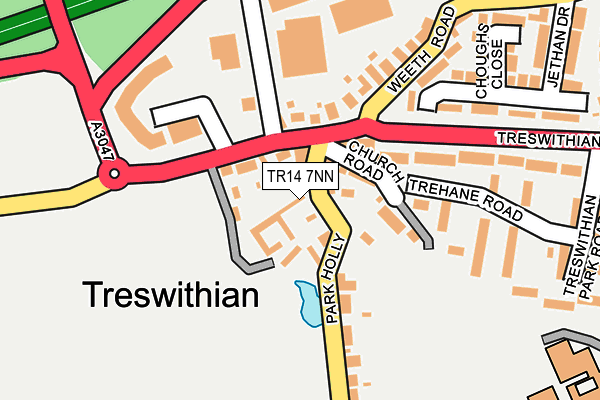 TR14 7NN map - OS OpenMap – Local (Ordnance Survey)