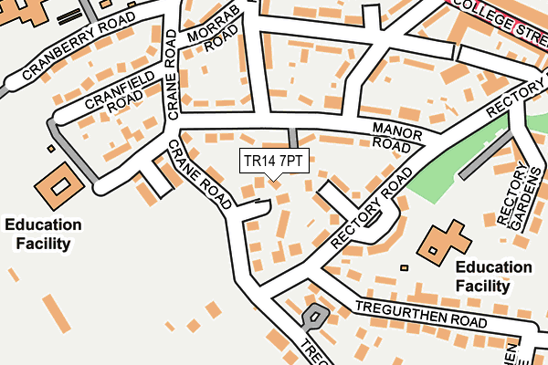 TR14 7PT map - OS OpenMap – Local (Ordnance Survey)