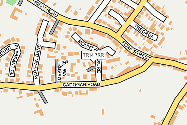 TR14 7RR map - OS OpenMap – Local (Ordnance Survey)