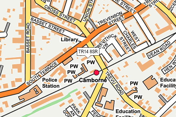 Map of CAMBORNE FORGE LIMITED at local scale