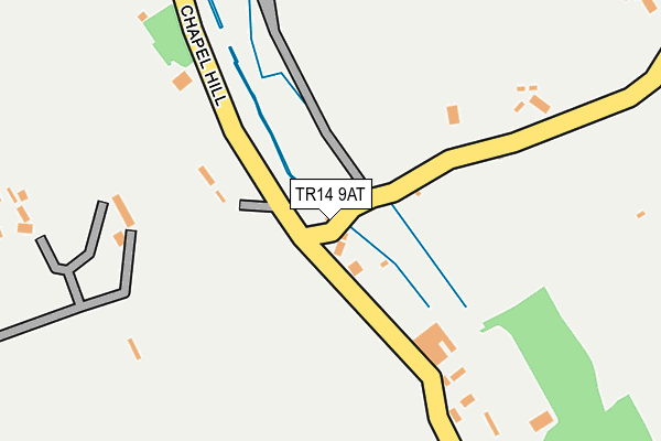 TR14 9AT map - OS OpenMap – Local (Ordnance Survey)