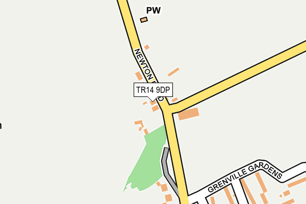 TR14 9DP map - OS OpenMap – Local (Ordnance Survey)