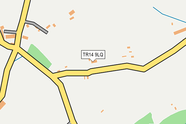 TR14 9LQ map - OS OpenMap – Local (Ordnance Survey)