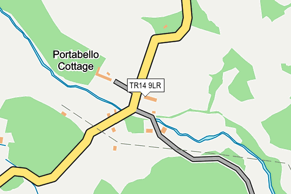 TR14 9LR map - OS OpenMap – Local (Ordnance Survey)