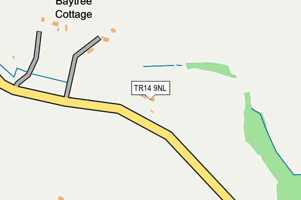 TR14 9NL map - OS OpenMap – Local (Ordnance Survey)