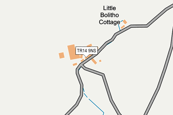 TR14 9NS map - OS OpenMap – Local (Ordnance Survey)
