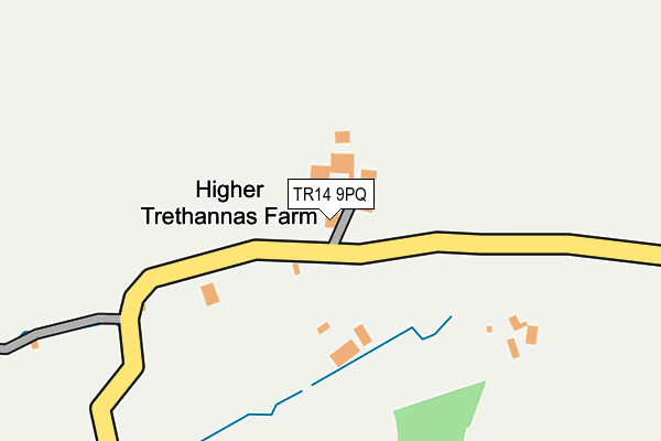 TR14 9PQ map - OS OpenMap – Local (Ordnance Survey)