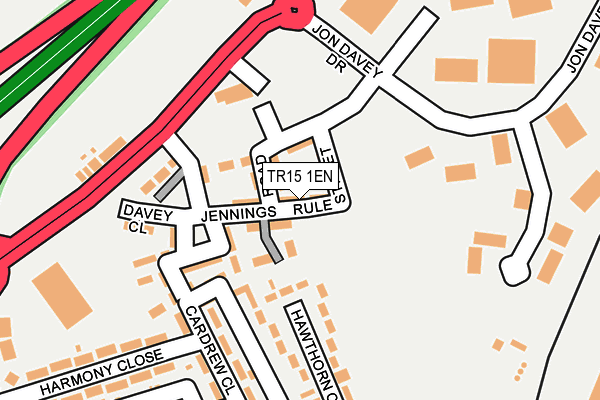 TR15 1EN map - OS OpenMap – Local (Ordnance Survey)