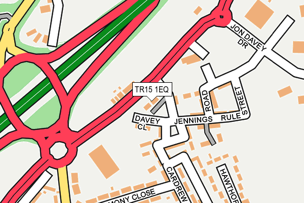 TR15 1EQ map - OS OpenMap – Local (Ordnance Survey)