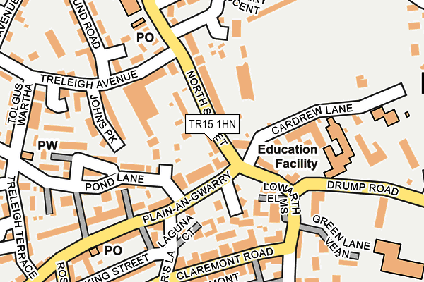 TR15 1HN map - OS OpenMap – Local (Ordnance Survey)