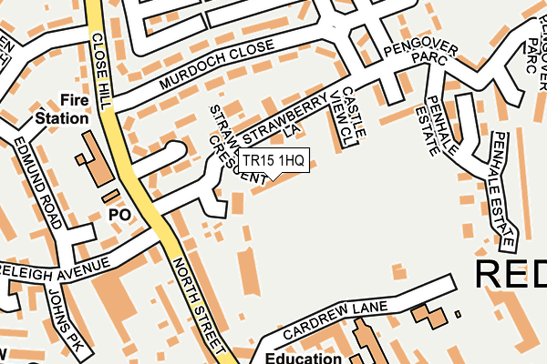 TR15 1HQ map - OS OpenMap – Local (Ordnance Survey)