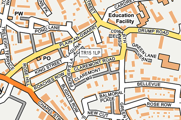 Map of THE LEVEL COLLECTIVE LIMITED at local scale