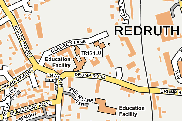 TR15 1LU map - OS OpenMap – Local (Ordnance Survey)