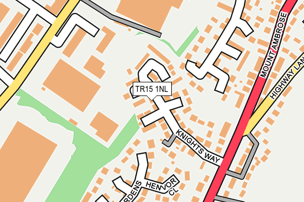 TR15 1NL map - OS OpenMap – Local (Ordnance Survey)