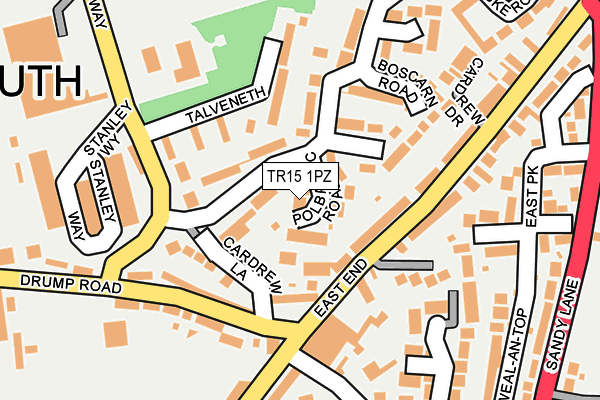 TR15 1PZ map - OS OpenMap – Local (Ordnance Survey)