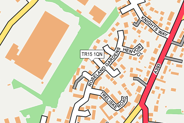 TR15 1QN map - OS OpenMap – Local (Ordnance Survey)