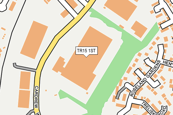 TR15 1ST map - OS OpenMap – Local (Ordnance Survey)