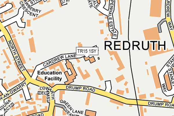 TR15 1SY map - OS OpenMap – Local (Ordnance Survey)