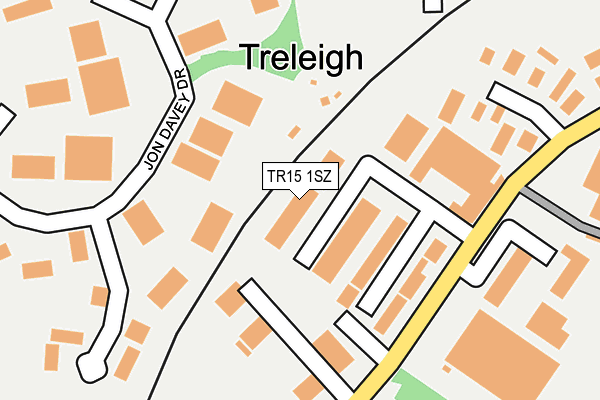 TR15 1SZ map - OS OpenMap – Local (Ordnance Survey)