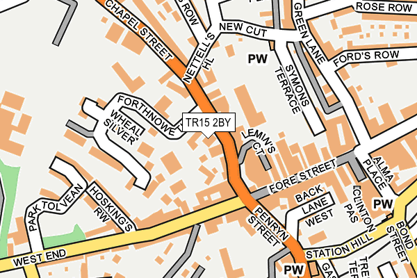 Map of PELLOW ROOFING LTD at local scale