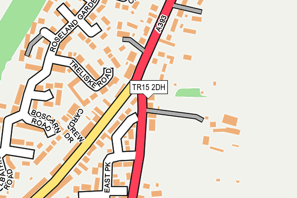 TR15 2DH map - OS OpenMap – Local (Ordnance Survey)