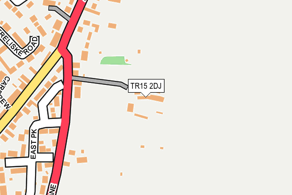 TR15 2DJ map - OS OpenMap – Local (Ordnance Survey)