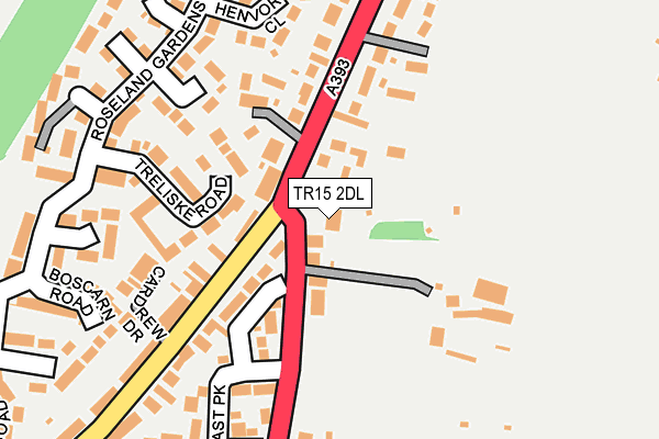 TR15 2DL map - OS OpenMap – Local (Ordnance Survey)