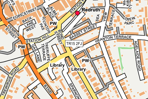 TR15 2FJ map - OS OpenMap – Local (Ordnance Survey)