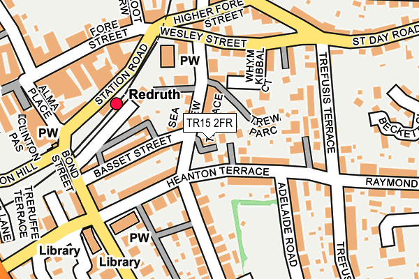 TR15 2FR map - OS OpenMap – Local (Ordnance Survey)