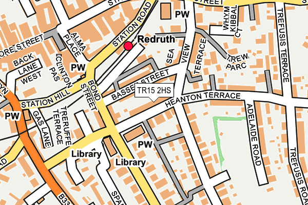 TR15 2HS map - OS OpenMap – Local (Ordnance Survey)