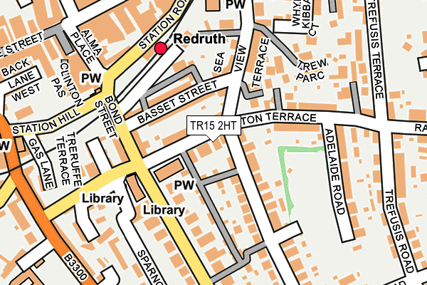 TR15 2HT map - OS OpenMap – Local (Ordnance Survey)