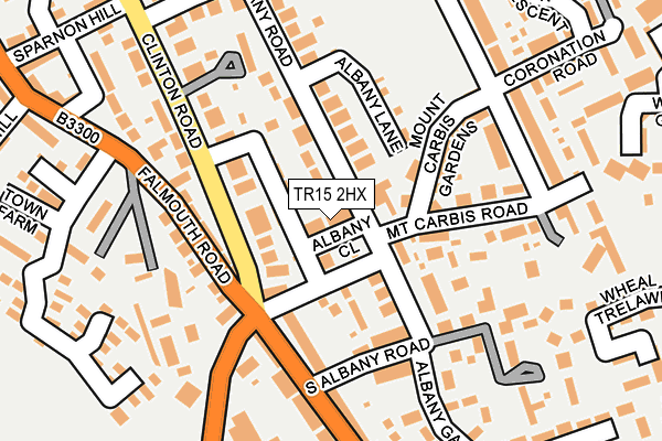 TR15 2HX map - OS OpenMap – Local (Ordnance Survey)