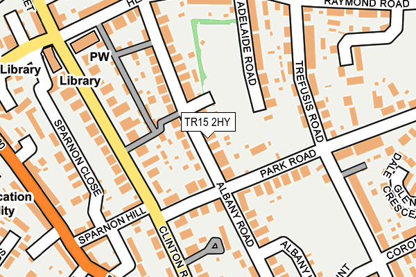 TR15 2HY map - OS OpenMap – Local (Ordnance Survey)