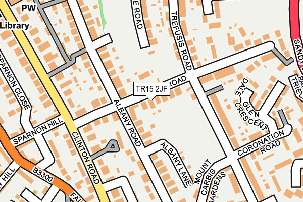 TR15 2JF map - OS OpenMap – Local (Ordnance Survey)