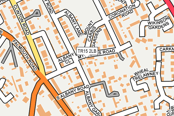 TR15 2LB map - OS OpenMap – Local (Ordnance Survey)