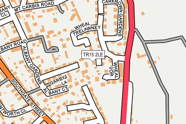 TR15 2LE map - OS OpenMap – Local (Ordnance Survey)