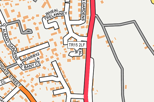 TR15 2LF map - OS OpenMap – Local (Ordnance Survey)