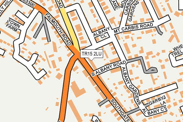 TR15 2LU map - OS OpenMap – Local (Ordnance Survey)